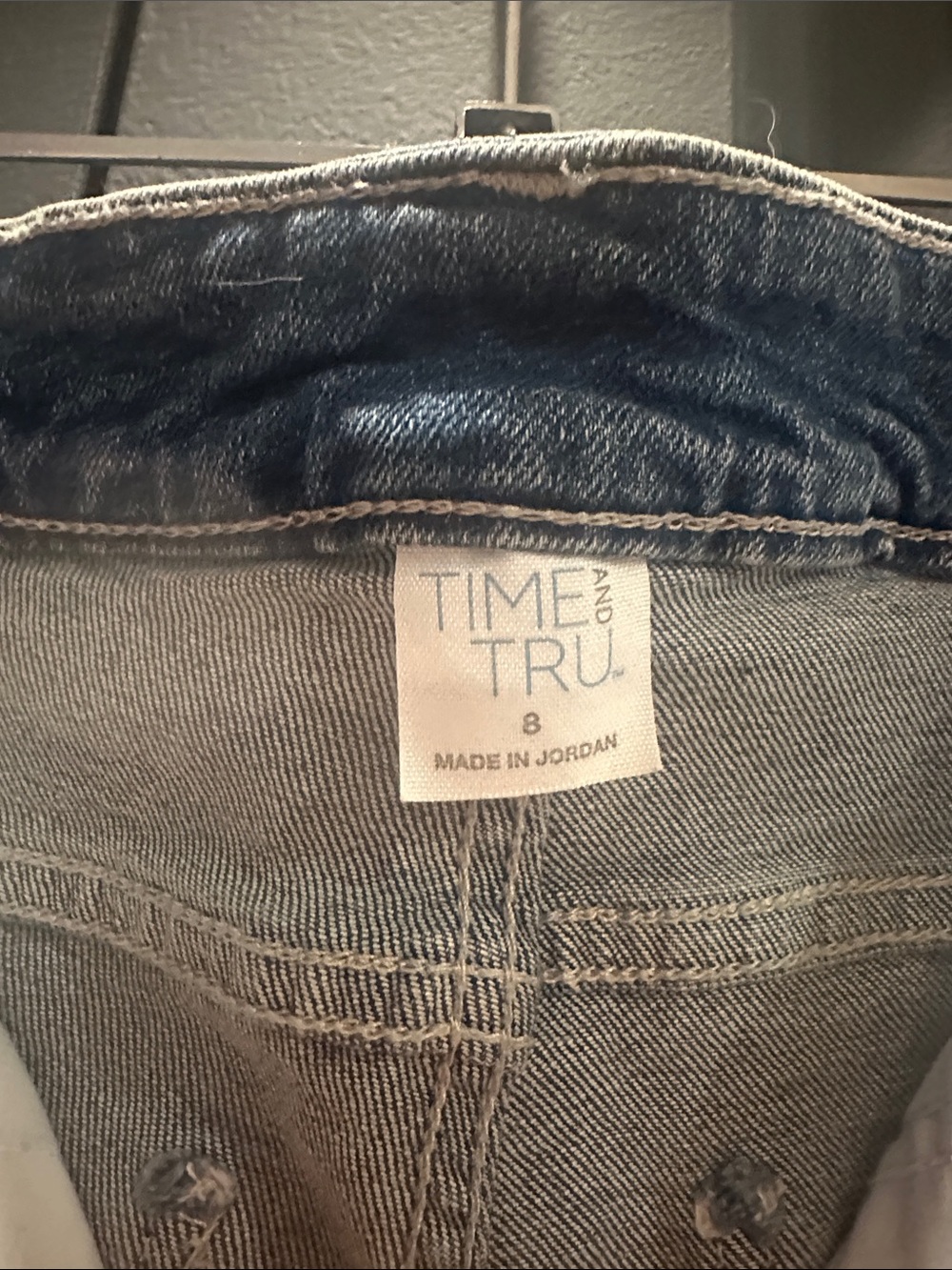 Time and Tru Dark Indigo Denim Jeans - Picture 2 of 3